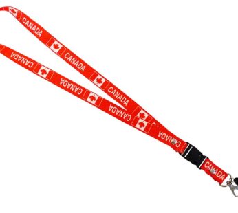 Canada Lanyard, Red, 18″
