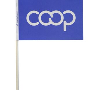 Co-op Paper Stick Flag, Blue