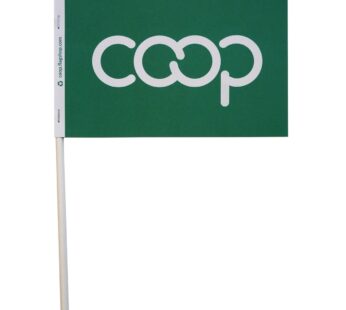 Co-op Paper Stick Flag, Green