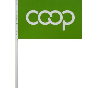 Co-op Paper Stick Flag, Lime