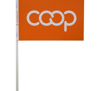 Co-op Paper Stick Flag, Orange