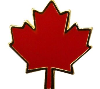 Canada Maple Leaf Enamel Pin (5/8″)