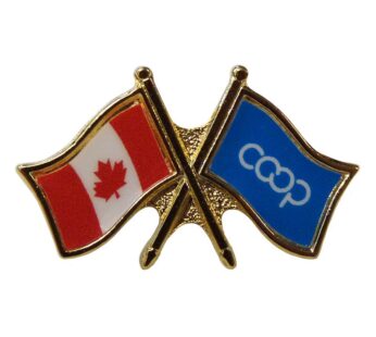 Canada/Co-op Crossed Pin,Turquoise