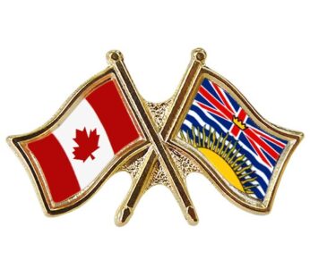 Canada/BC Crossed Pin