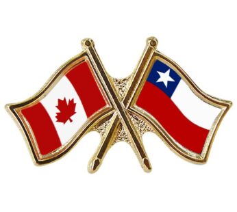 Canada/Chile Crossed Pin