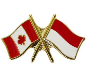 Canada/Indonesia Crossed Pin