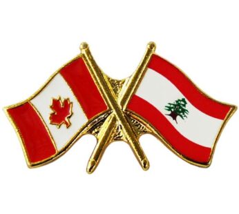 Canada/Lebanon Crossed Pin
