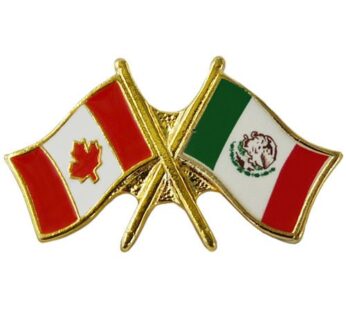 Canada/Mexico Crossed Pin