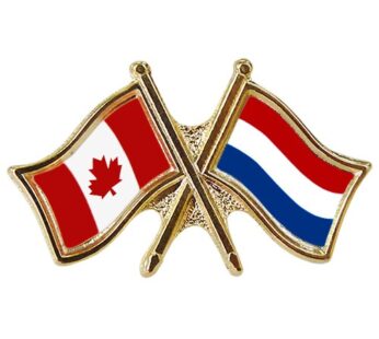 Canada/Netherlands Crossed Pin
