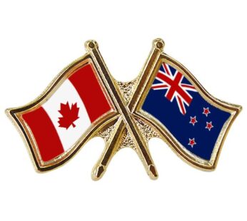 Canada/New Zealand Crossed Pin