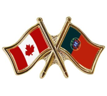 Canada/Portugal Crossed Pin