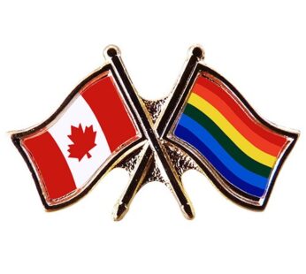 Canada/Pride Crossed Pin