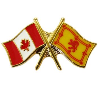 Canada/Scottish Standard Crossed Pin