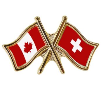 Canada/Switzerland Crossed Pin