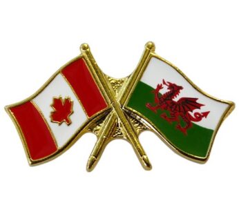 Canada/Wales Crossed Pin