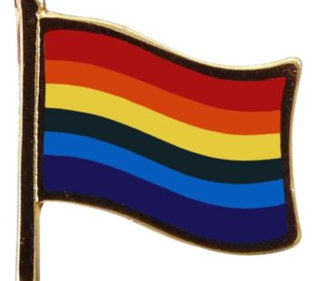Pride Waving Flag Pin (5/8″)