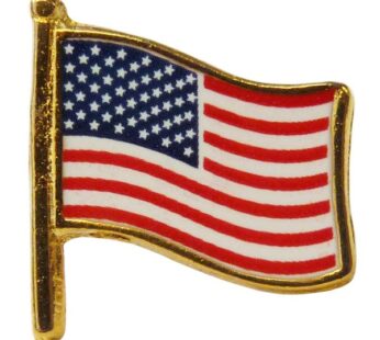 USA Waving Flag Pin (5/8″)