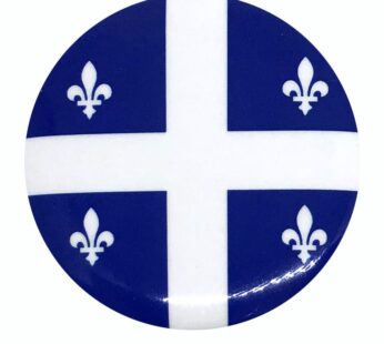 Quebec 1.5″ Round Button