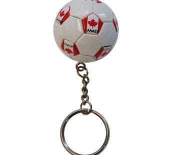 Canada Soccer Ball Key Chain
