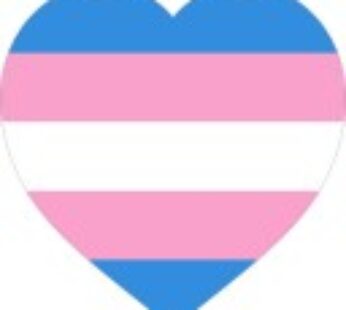 Transgender Tattoo – Heart, 1.5″x1.5″ (New!)