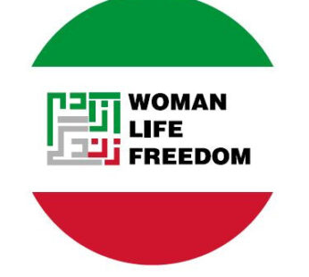 Iran Woman Life Freedom Protest Button
